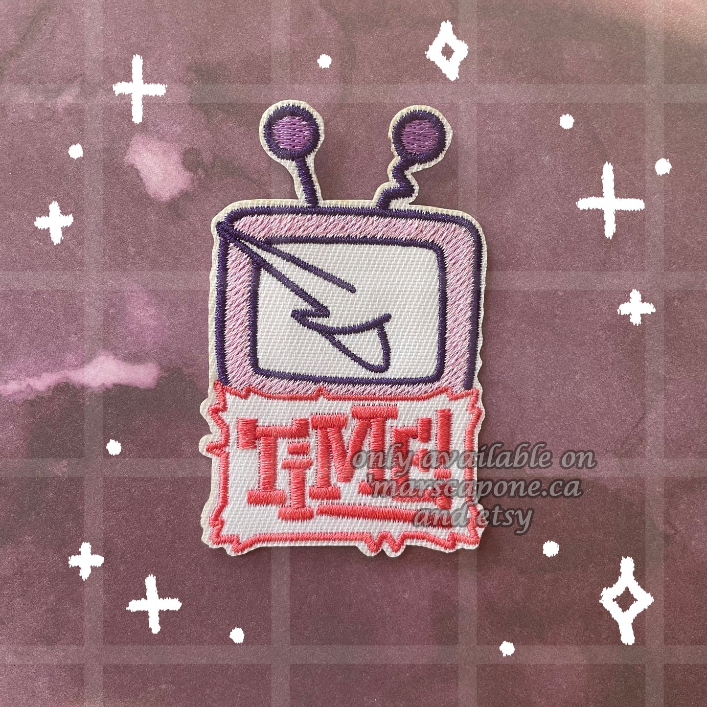 TV TIME Iron-On Patch