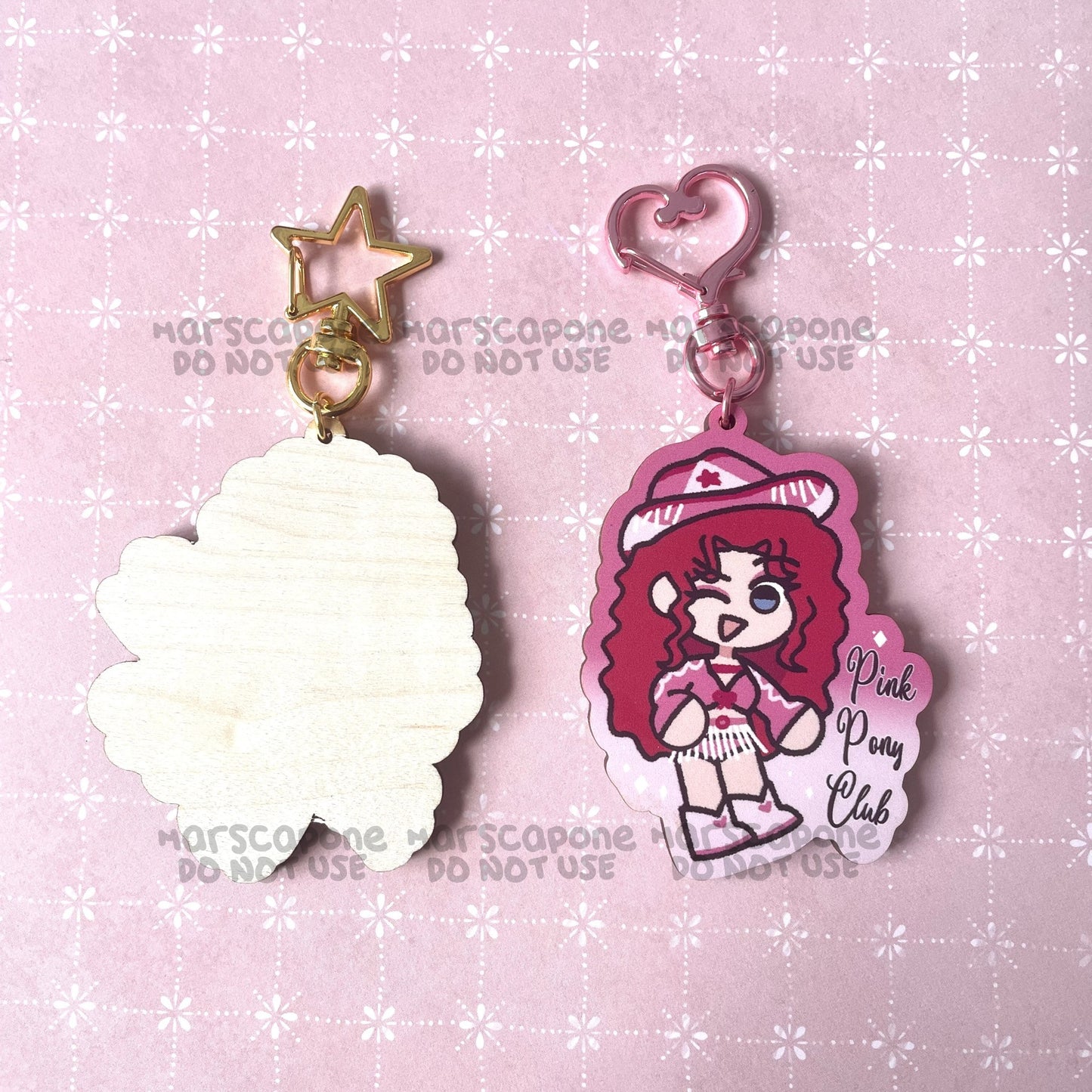 Roan Wooden Keychains