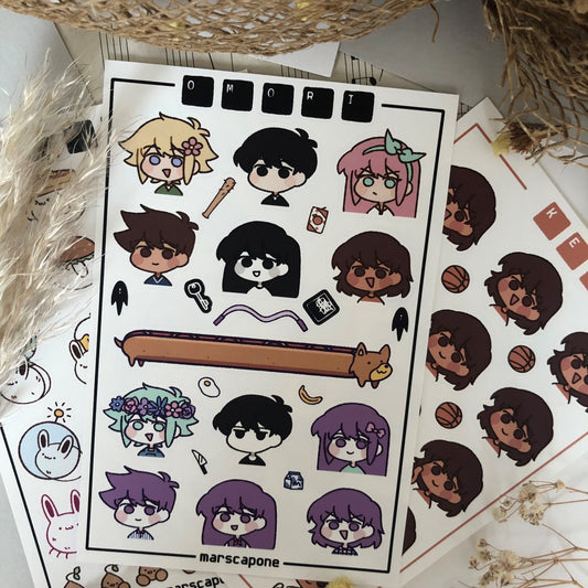 Omori Sticker Sheets