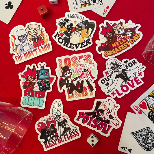 Hazbin Stickers