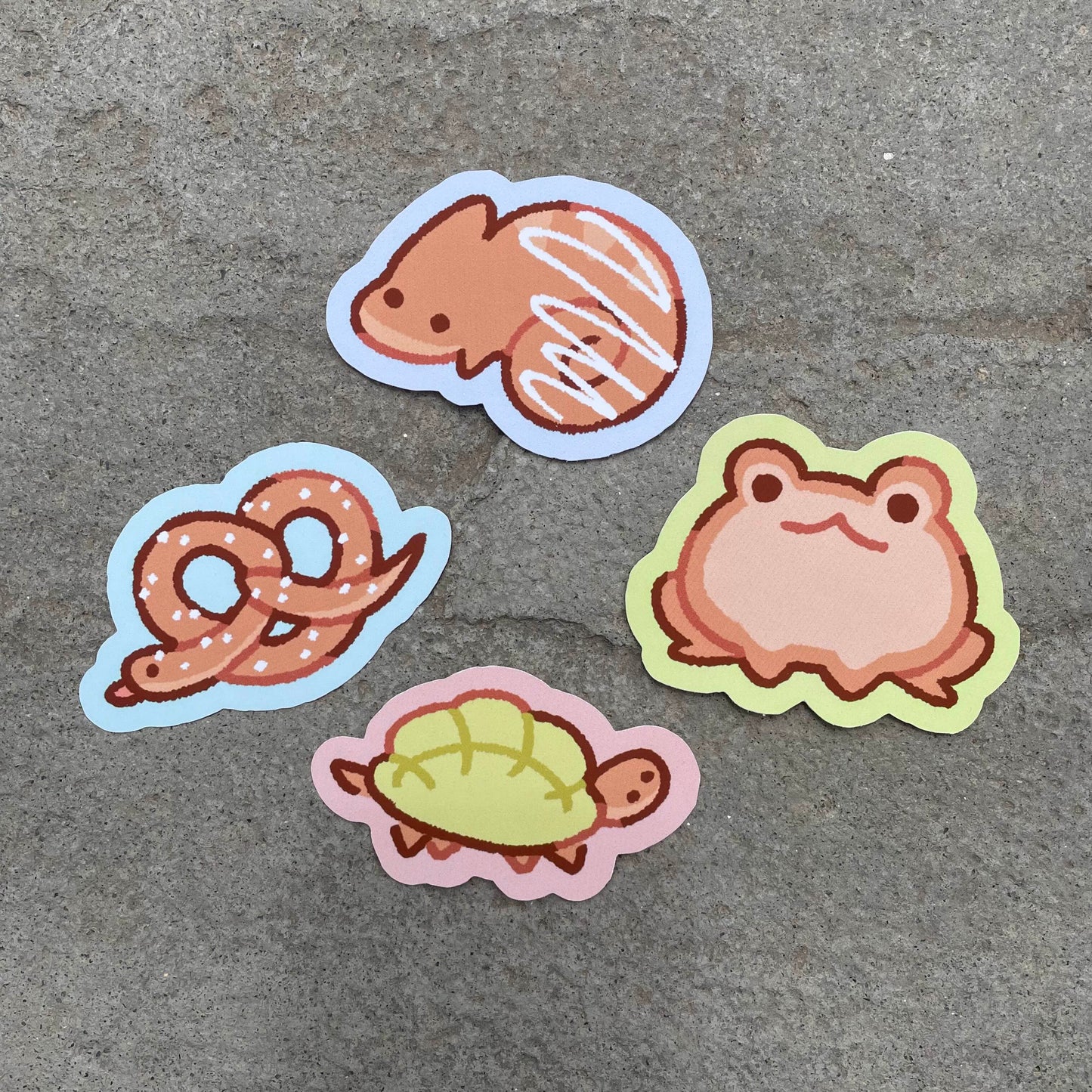 Bread Reptile Stickers