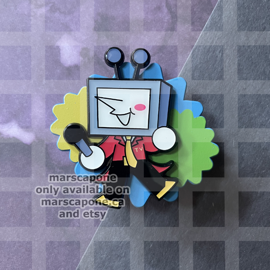 Tenna Spinning Enamel Pin