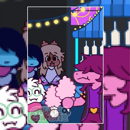 Deltarune Cotton Candy Poster