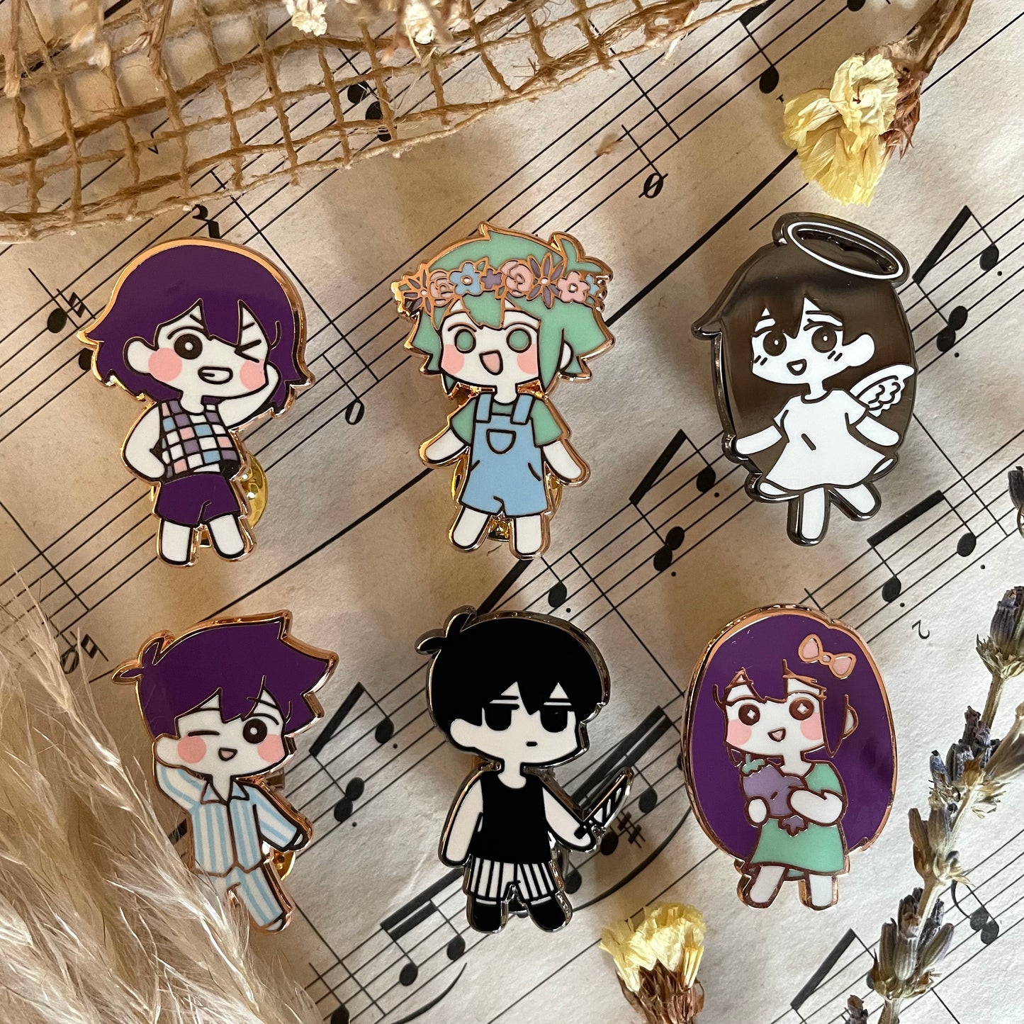 Omori Dream World Pins