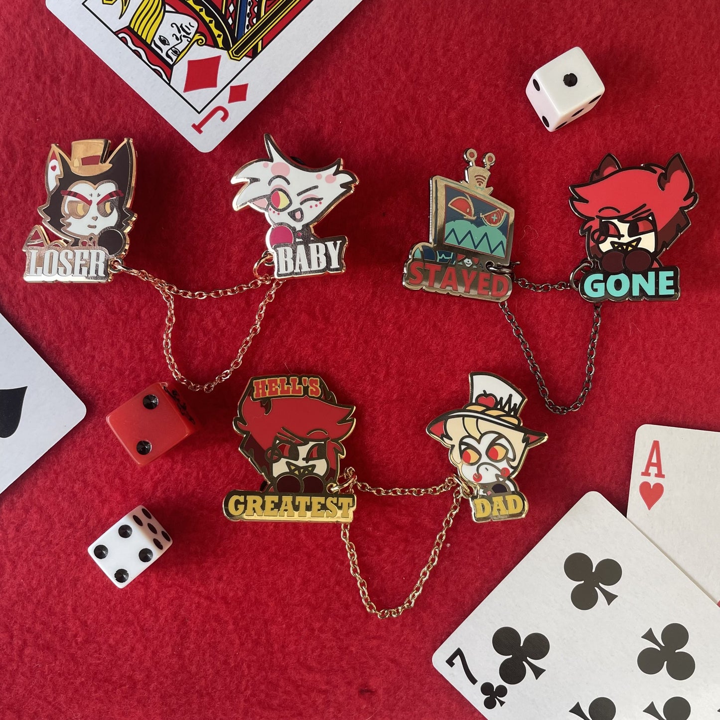 Hazbin Hotel Enamel Pins