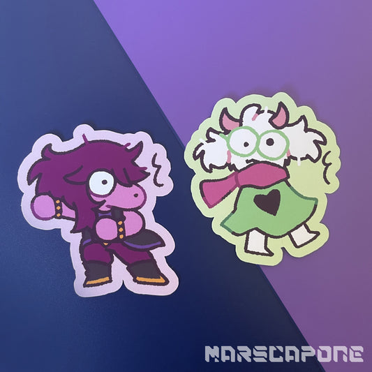 Deltarune SHOCK stickers