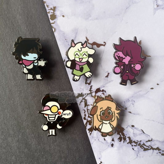 Deltarune Enamel Pins