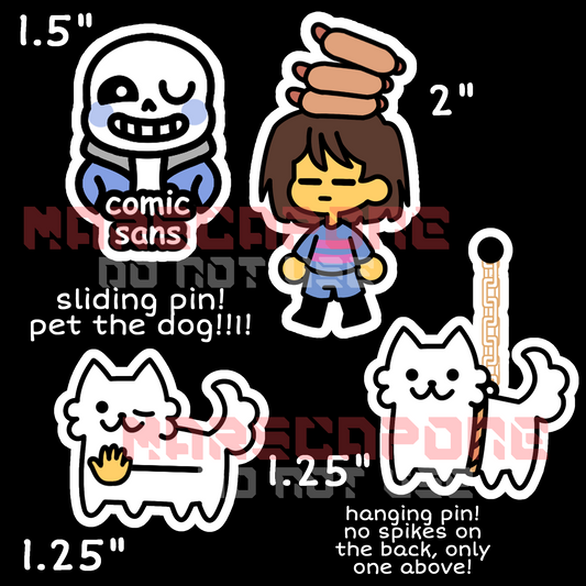 Undertale Enamel Pin PREORDER